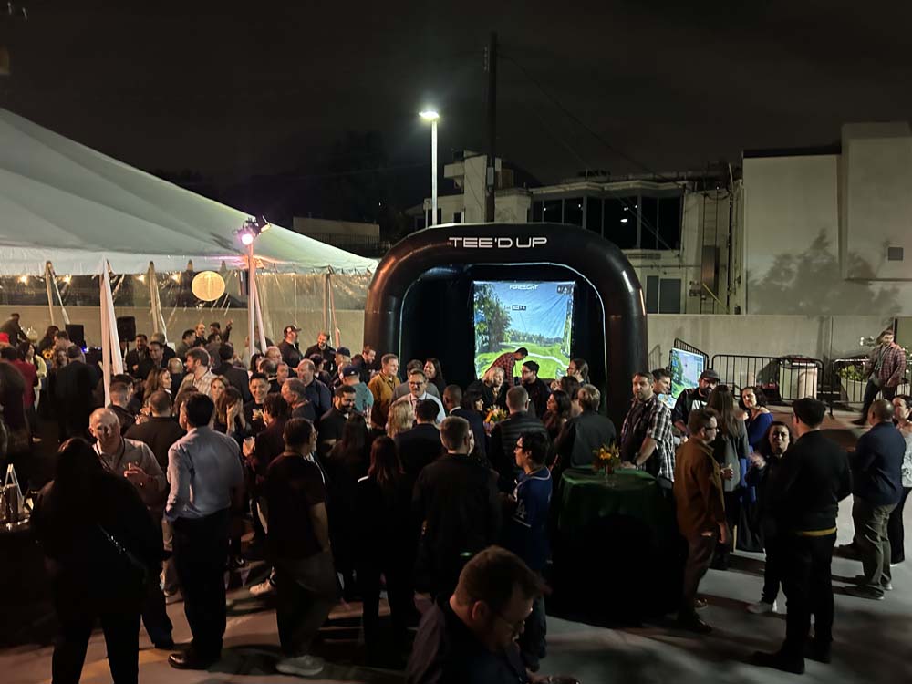 mobile golf simulator los angeles