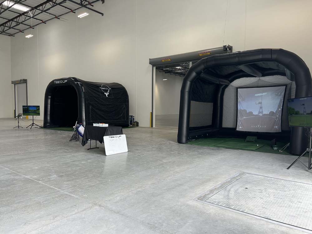 mobile golf simulator rental los angeles